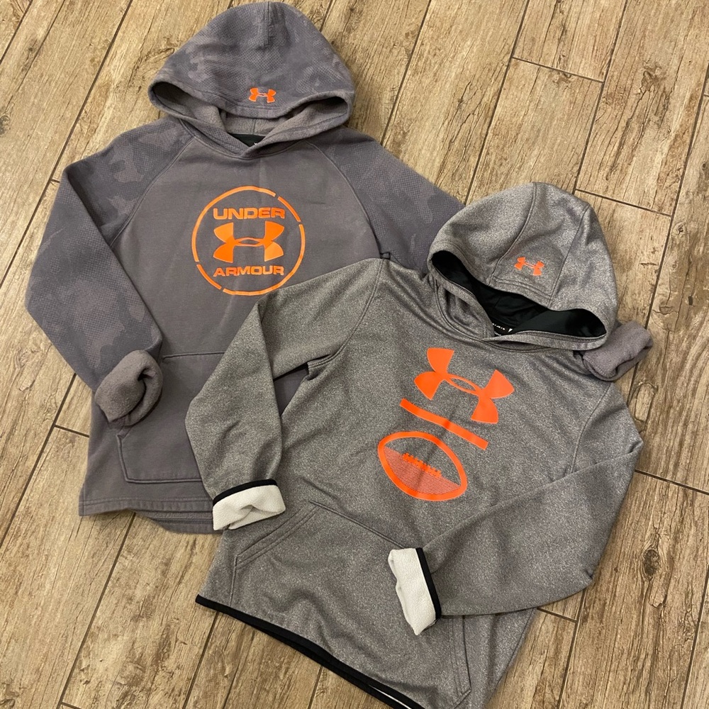Boys Under Armour Hoodie BUNDLE- Sold together!